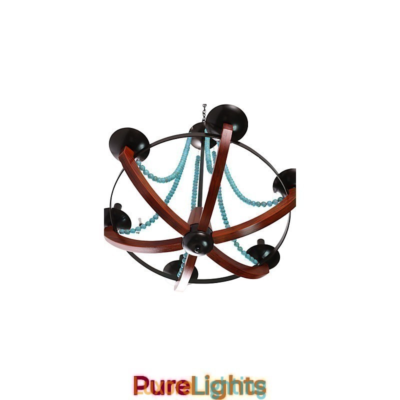 Designer Touch Decorative Bohemia 6 Simple European Mediterranean Head DropAmerican Country British Rural Living Lamps