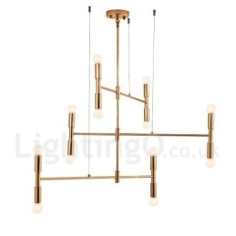 Designer Touch Decorative 8 Light 3 Tier Modern Contemporary Chandelier Lamp Light