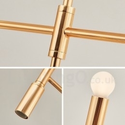 Designer Touch Decorative 8 Light 3 Tier Modern Contemporary Chandelier Lamp Light