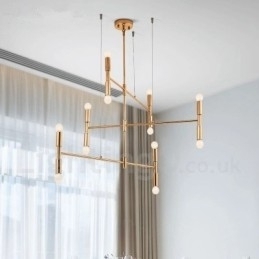 Designer Touch Decorative 8 Light 3 Tier Modern Contemporary Chandelier Lamp Light