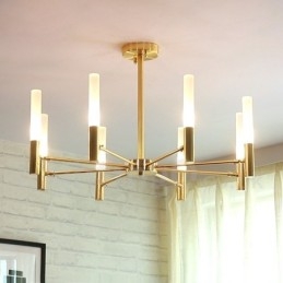 Designer Touch Decorative 8 Light Rotatable Modern Contemporary Chandelier Light
