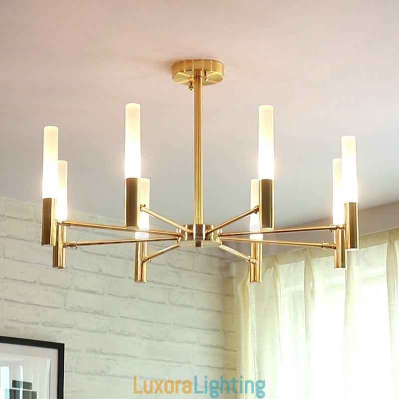 Designer Touch Decorative 8 Light Rotatable Modern Contemporary Chandelier Light