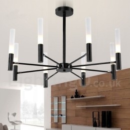 Designer Touch Decorative 8 Light Rotatable Modern Contemporary Chandelier Light