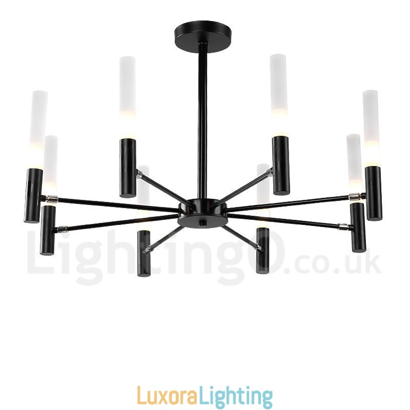 Designer Touch Decorative 8 Light Rotatable Modern Contemporary Chandelier Light
