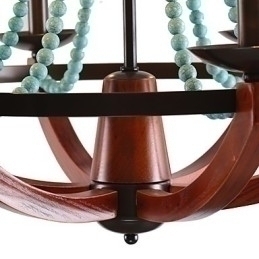 Designer Touch Decorative Bohemia 6 Simple European Mediterranean Head DropAmerican Country British Rural Living Lamps