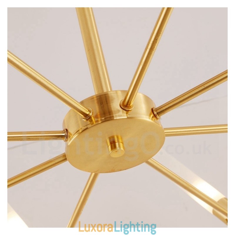 Designer Touch Decorative 8 Light Rotatable Modern Contemporary Chandelier Light