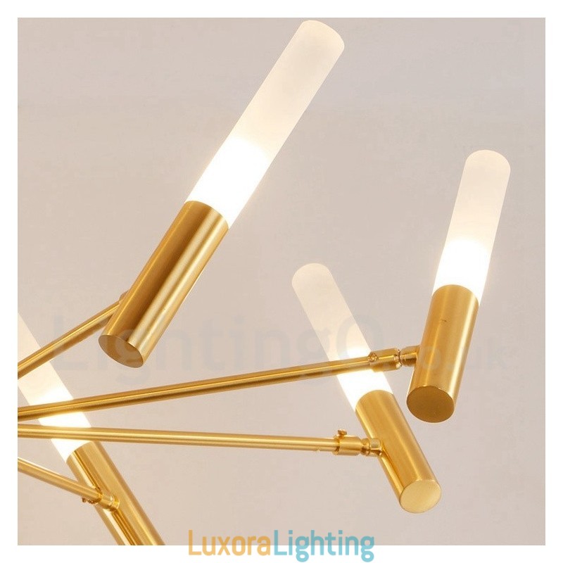 Designer Touch Decorative 8 Light Rotatable Modern Contemporary Chandelier Light