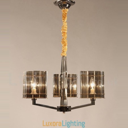 Designer Touch Decorative 3 Light Modern Contemporary Single Tier Chandelier Light