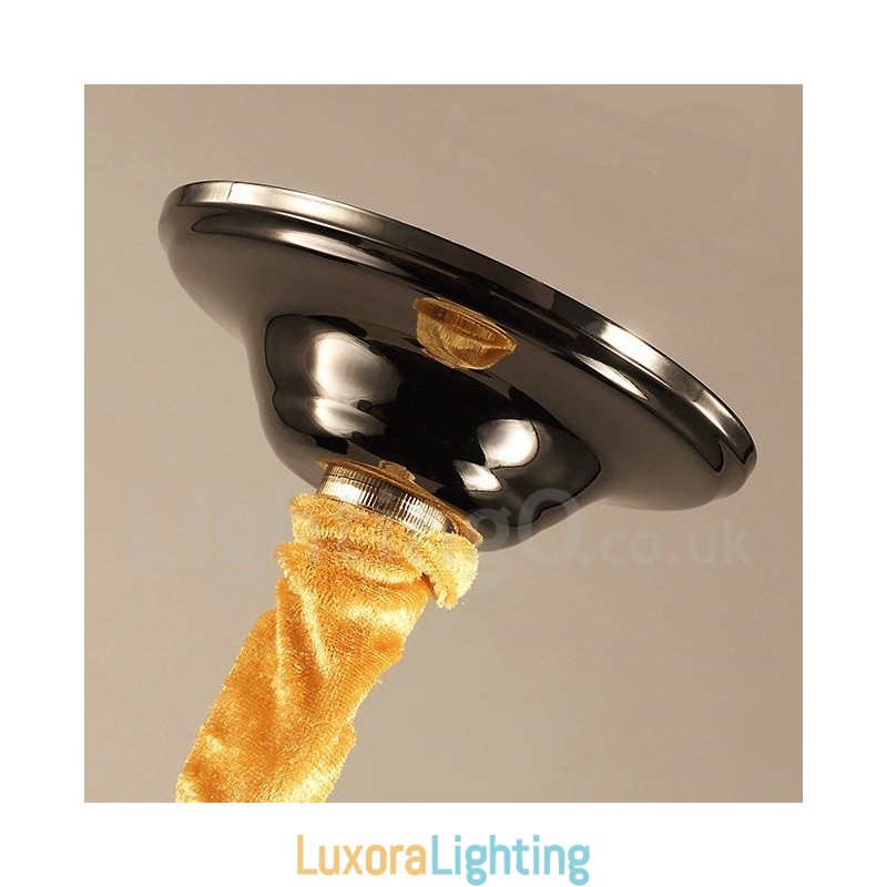 Designer Touch Decorative 6 Light Modern Contemporary Single Tier Chandelier Light