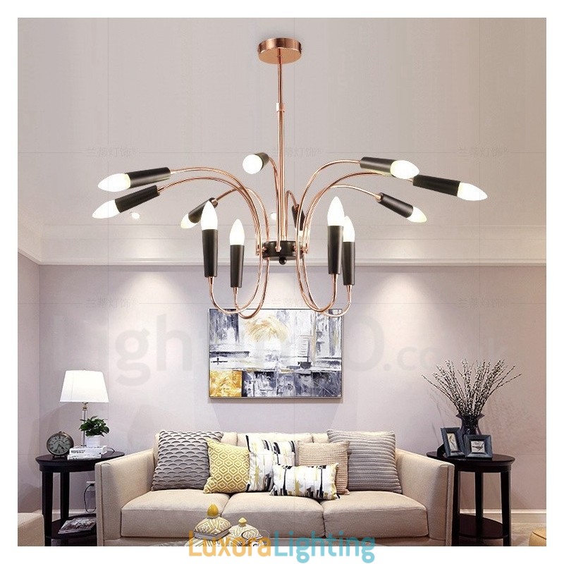 Designer Touch Decorative 2 Tier 12 Light Modern Contemporary Chandelier Light
