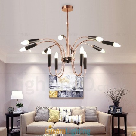 Designer Touch Decorative 2 Tier 12 Light Modern Contemporary Chandelier Light