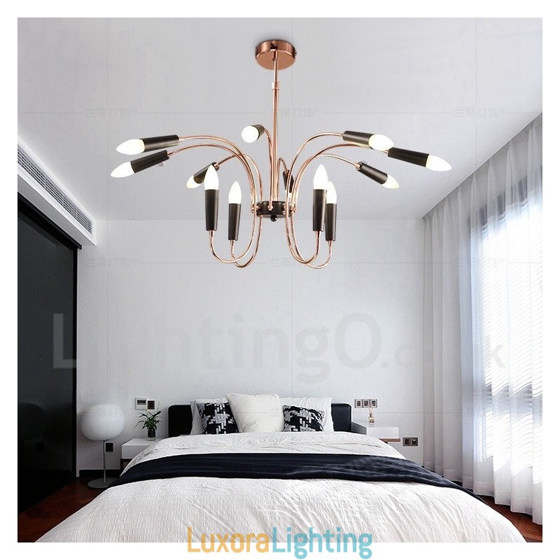 Designer Touch Decorative 2 Tier 12 Light Modern Contemporary Chandelier Light