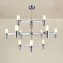 Designer Touch Decorative 12 Light 3 Tier Modern Contemporary Chandelier Lamp Light