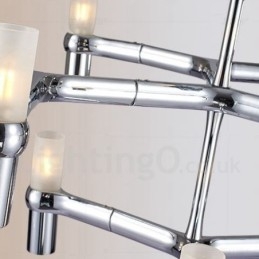 Designer Touch Decorative 12 Light 3 Tier Modern Contemporary Chandelier Lamp Light