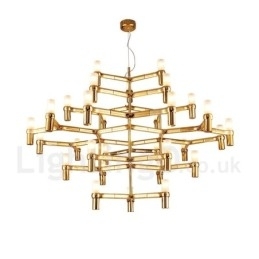 Designer Touch Decorative 30 Light 5 Tier Modern Contemporary Chandelier Lamp Light