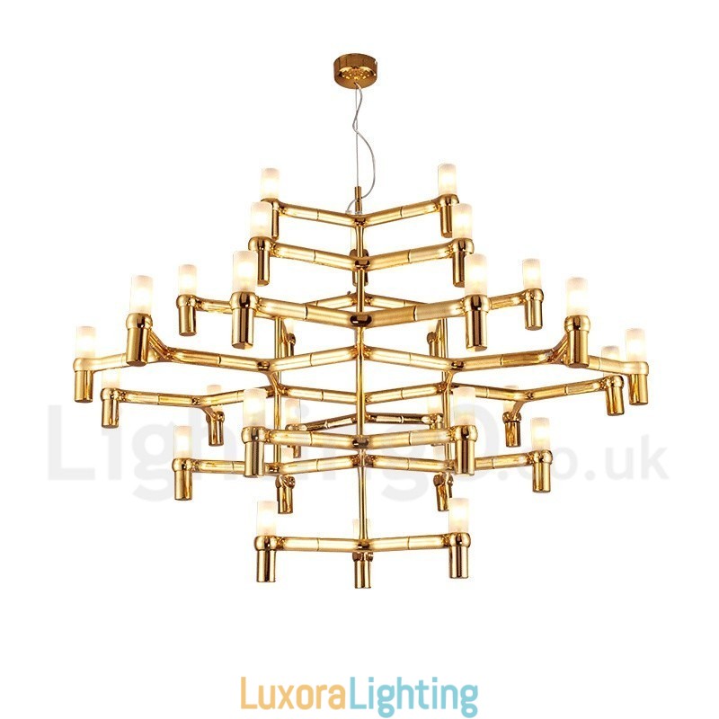 Designer Touch Decorative 30 Light 5 Tier Modern Contemporary Chandelier Lamp Light