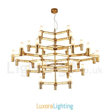 Designer Touch Decorative 30 Light 5 Tier Modern Contemporary Chandelier Lamp Light