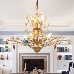 Designer Touch Decorative 60CM Height 45CM Wide Modern Contemporary 7 Light Chandelier Lamp Light