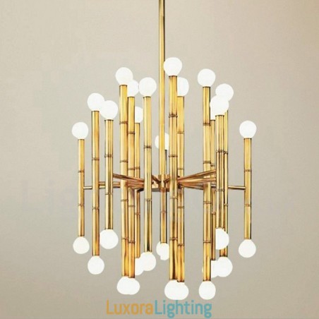 Designer Touch Decorative Modern Contemporary 30 Light 2 Tier Chandelier for Light
