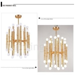 Designer Touch Decorative Modern Contemporary 30 Light 2 Tier Chandelier for Light