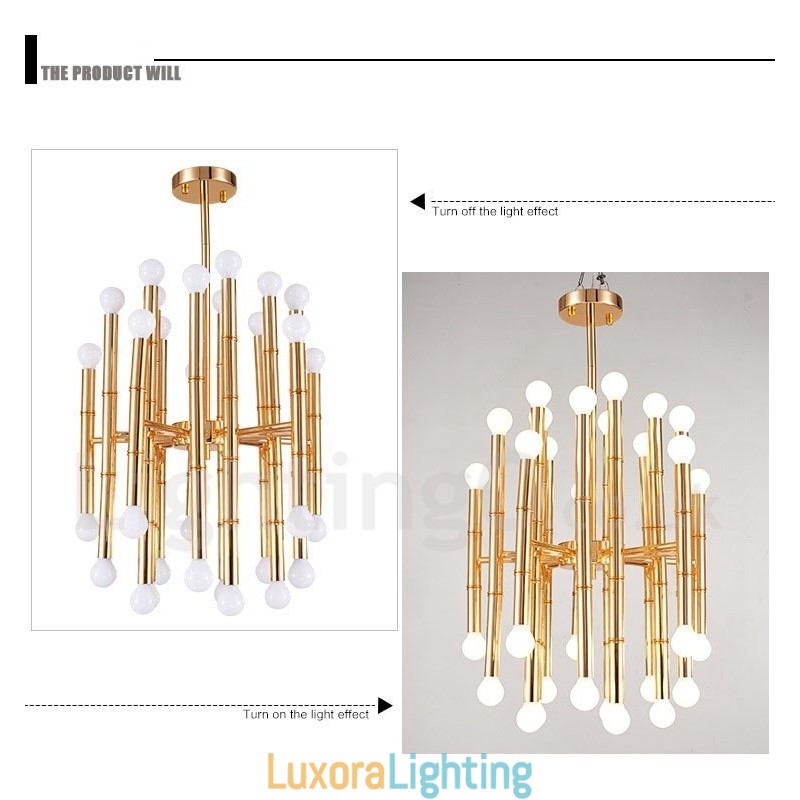 Designer Touch Decorative Modern Contemporary 30 Light 2 Tier Chandelier for Light