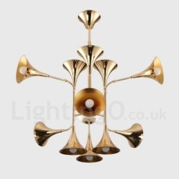 Designer Touch Decorative 12 Light Chandelier Lamp Modern Contemporary Style Light