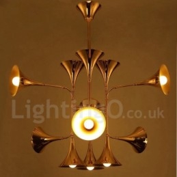 Designer Touch Decorative 12 Light Chandelier Lamp Modern Contemporary Style Light