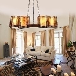 Designer Touch Decorative Traditional Classic Rustic Lodge Chandelier Chandelier