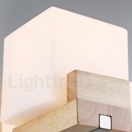 Designer Touch Decorative Wooden Modern Contemporary 5 Light Single Tier Chandelier Lamp