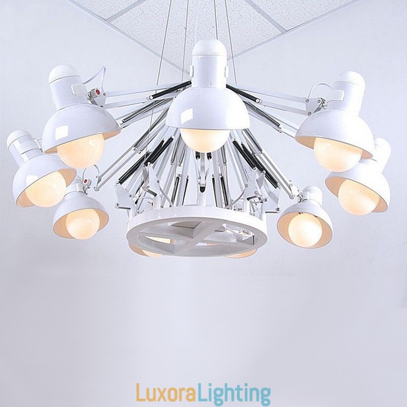 Designer Touch Decorative 12 Light Modern Contemporary Single Tier Chandelier Lamp Light