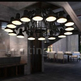 Designer Touch Decorative 16 Light Modern Contemporary Single Tier Chandelier Lamp Light