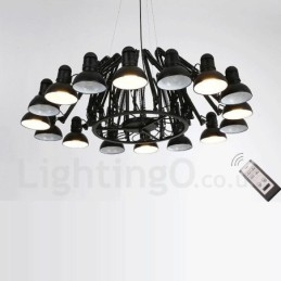 Designer Touch Decorative 16 Light Modern Contemporary Single Tier Chandelier Lamp Light