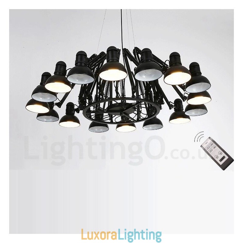 Designer Touch Decorative 16 Light Modern Contemporary Single Tier Chandelier Lamp Light