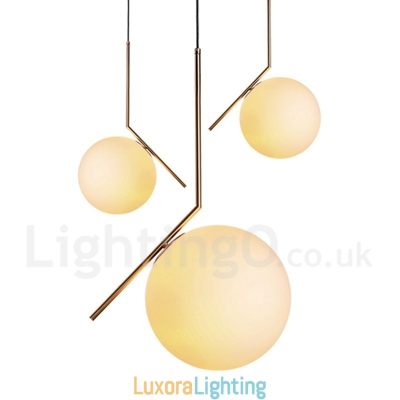 Designer Touch Decorative 1 Light Modern Contemporary Pendant Light with Glass Shade