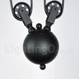 Designer Touch Decorative 2 Light Country Vintage Metal Pendant Light