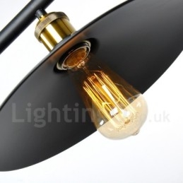 Designer Touch Decorative 2 Light Country Vintage Metal Pendant Light