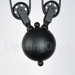 Designer Touch Decorative 3 Light Country Vintage Metal Pendant Light