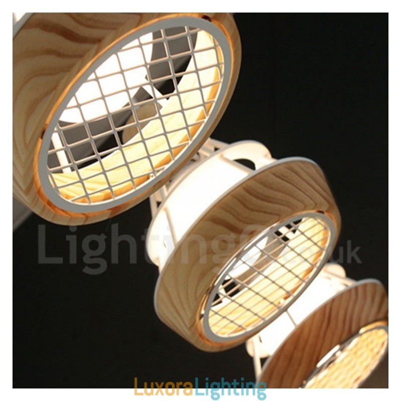 Designer Touch Decorative Dining Metal Wooden Pendant Light