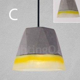 Designer Touch Decorative 1 Light Vintage Concrte Pendant Light