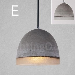 Designer Touch Decorative 1 Light Vintage Concrte Pendant Light