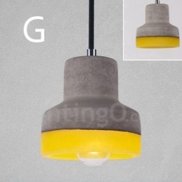 Designer Touch Decorative 1 Light Vintage Concrte Pendant Light