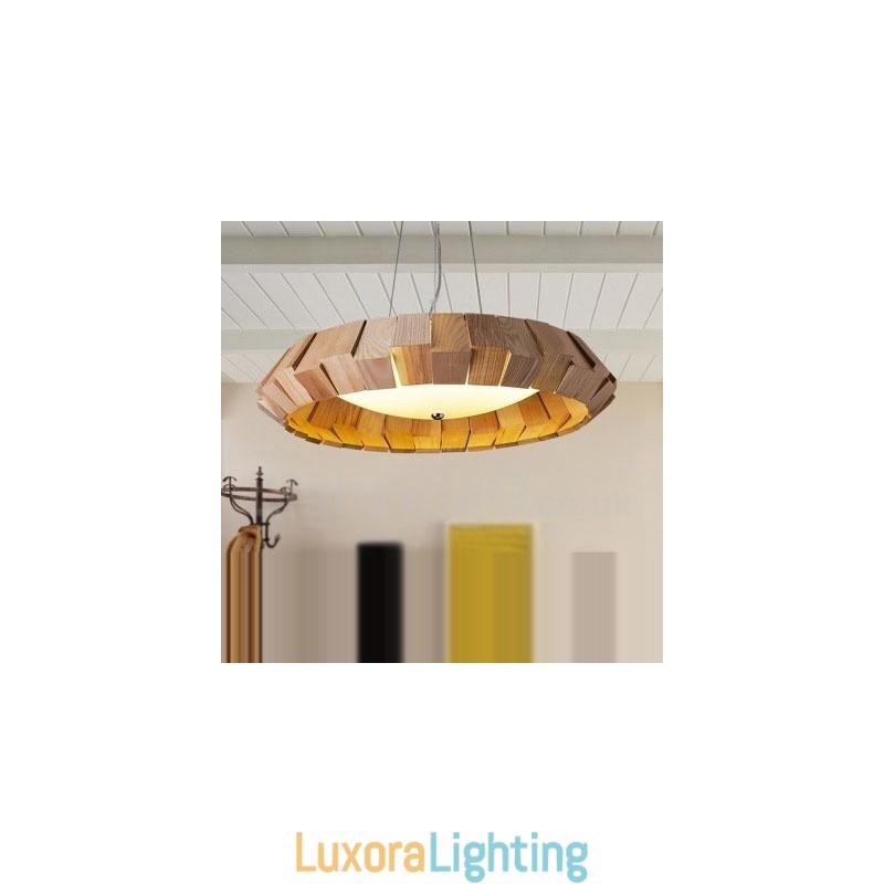 Designer Touch Decorative Modern Contemporary Wood Pendant Light