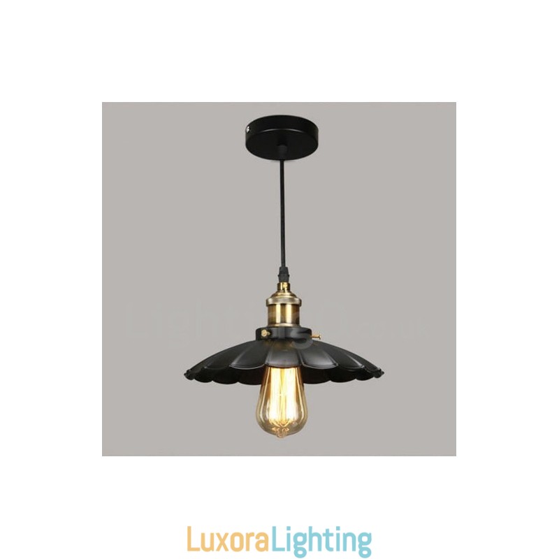 Designer Touch Decorative Black Metal Vintage Pendant Light