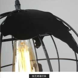 Designer Touch Decorative Country Vintage Globe Metal Pendant Light