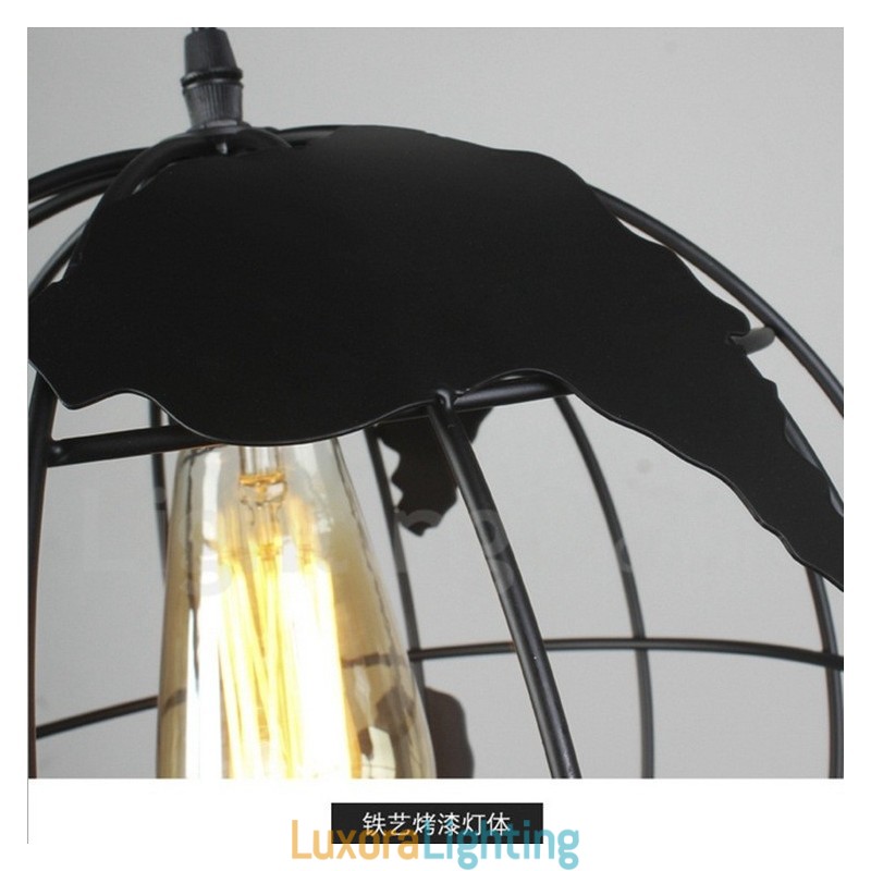Designer Touch Decorative Country Vintage Globe Metal Pendant Light