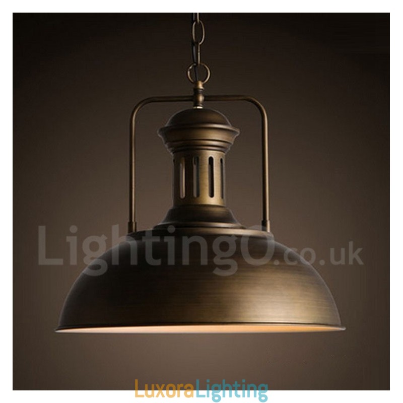 Designer Touch Decorative Black Country Vintage Metal Pendant Light