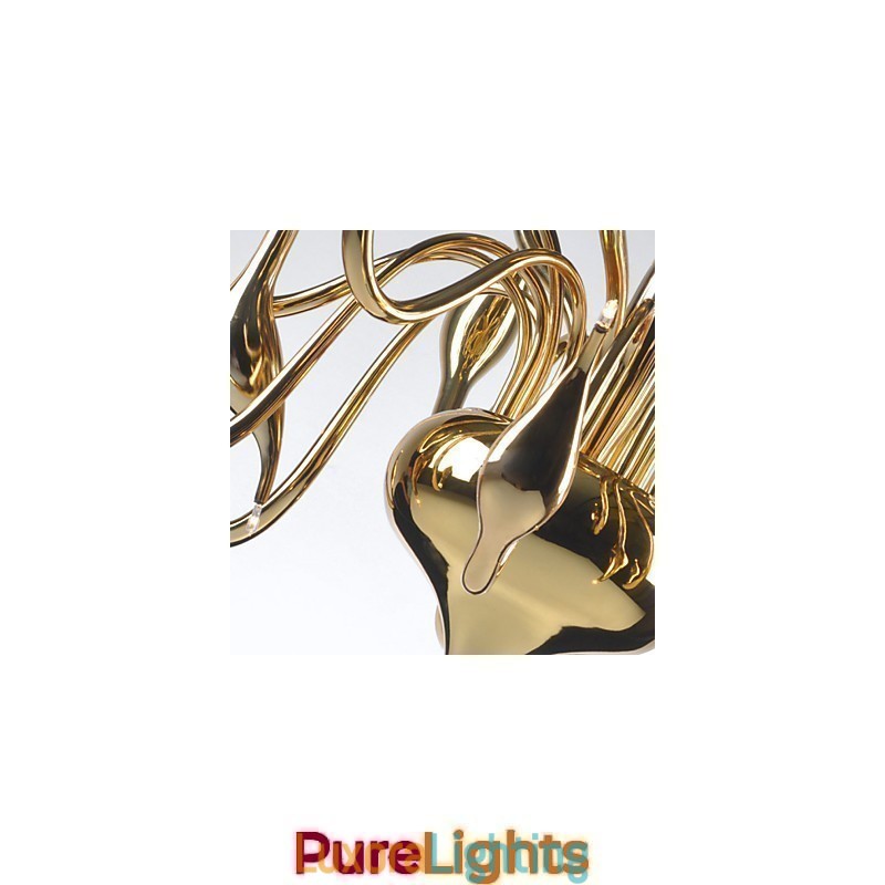 Designer Touch Decorative Modern Chandelier Light 18 Lights G4 Gold Plating