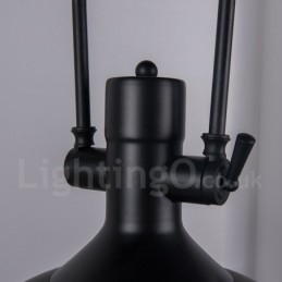 Designer Touch Decorative Black Vintage Metal Pendant Light