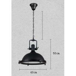 Designer Touch Decorative Black Vintage Metal Pendant Light