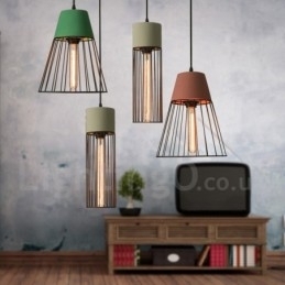 Designer Touch Decorative 1 Light Metal Concrte Pendant Light